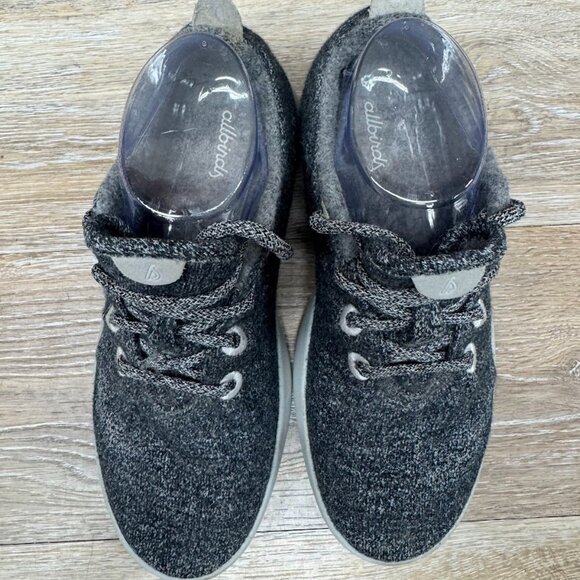 Allbirds Natural Grey Wool Runners Sneakers Women's Size 8 - Picture 2 of 7